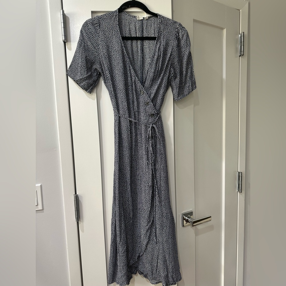 Polka Dot Wrap Dress